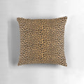 Leopard print pillow with a trendy, exotic design that adds a touch of safari-chic to any space.