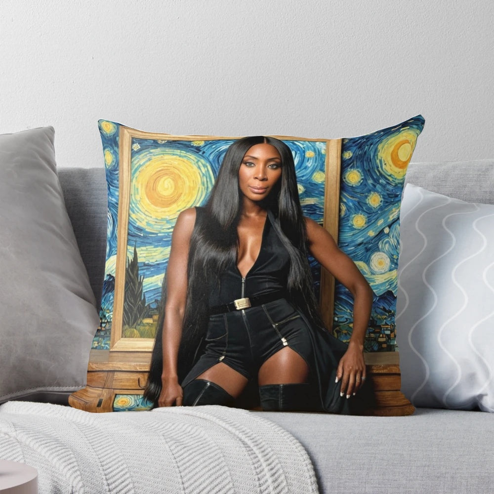 Elegant life pillow featuring a sophisticated Chester design, perfect for modern home decor.