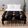 Lil Baby inspired iced out plush blanket