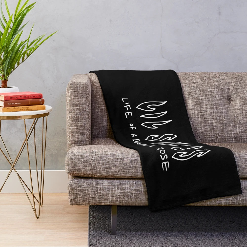 Lil Skies Inspired Plush Blanket with Butterfly Effect Design