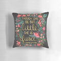 Little & Fierce Charcoal Decorative Pillow for Stylish Home Accents