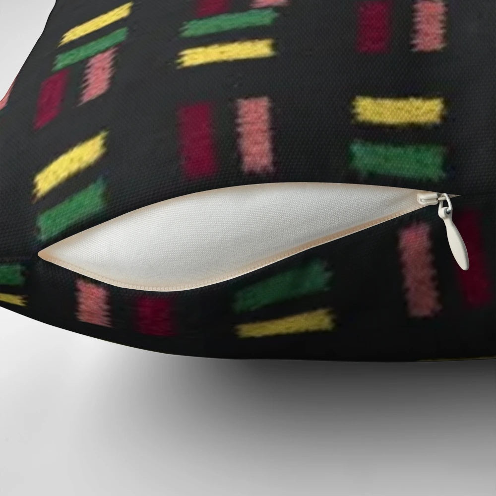 London Underground Circle, District, Metropolitan, Hammersmith & City Line Inspired Moquette Pillow