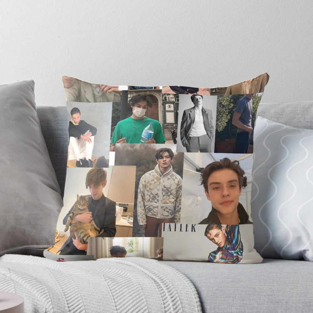 Louis Partridge from Enola Holmes Portrait Pillow