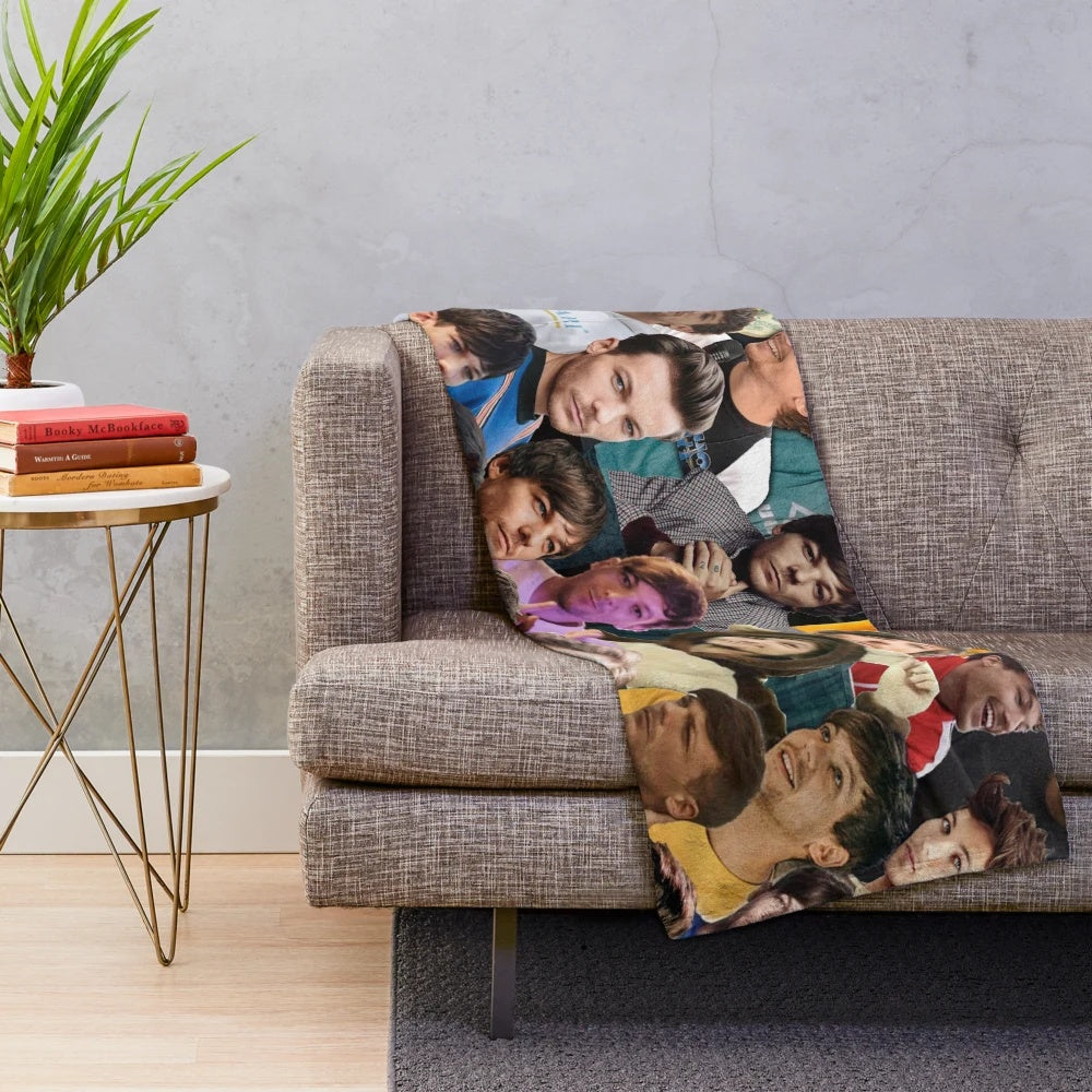 Louis Tomlinson Collage Plush Blanket