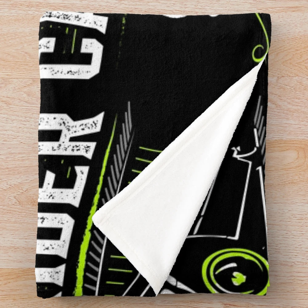 Lowrider-inspired plush blanket with California street culture design
