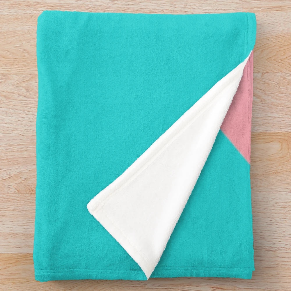 Marina and the Diamonds inspired plush blanket with pop art design