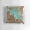 Marine rust copper pillow with a trendy design for modern home decor
