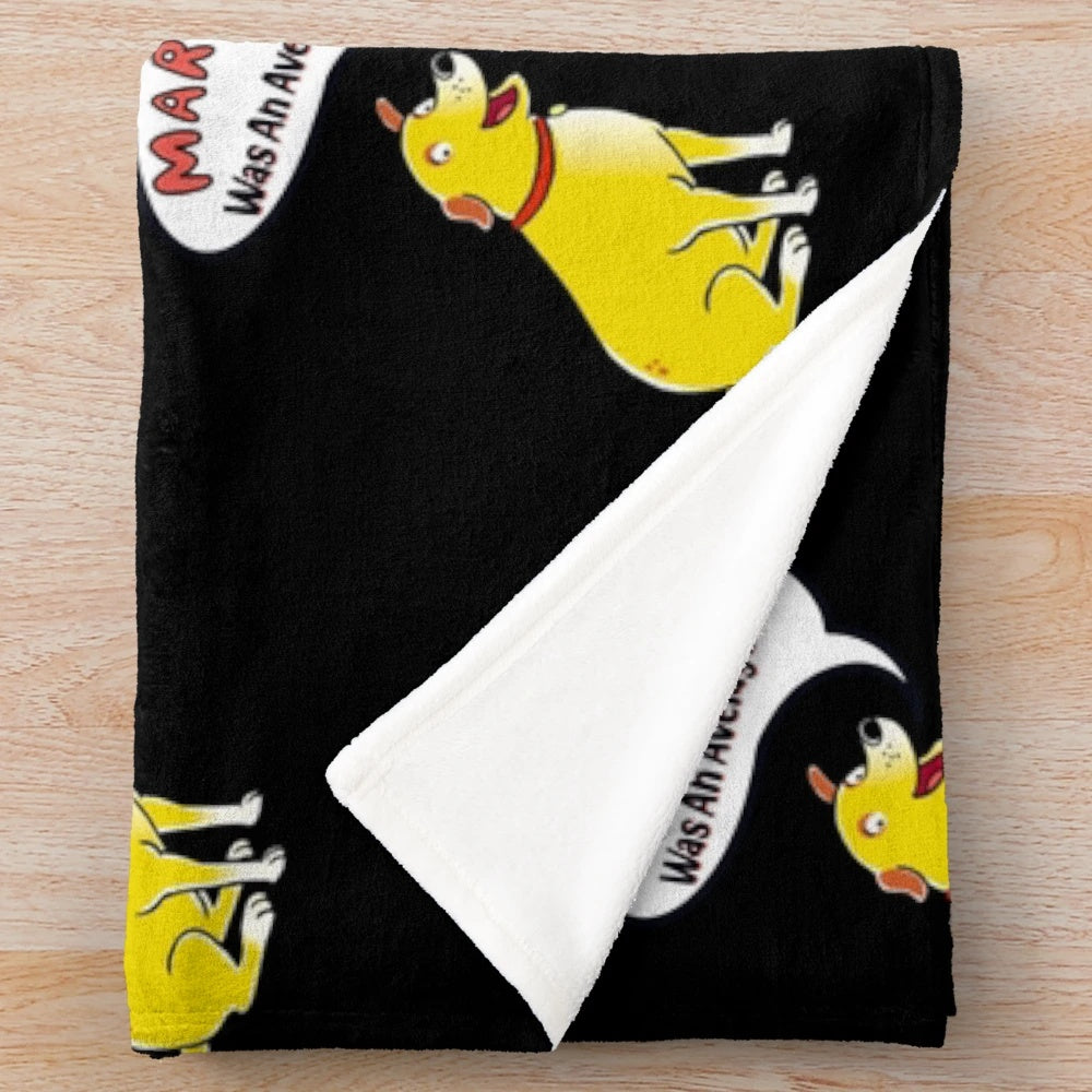 Martha the dog plush blanket