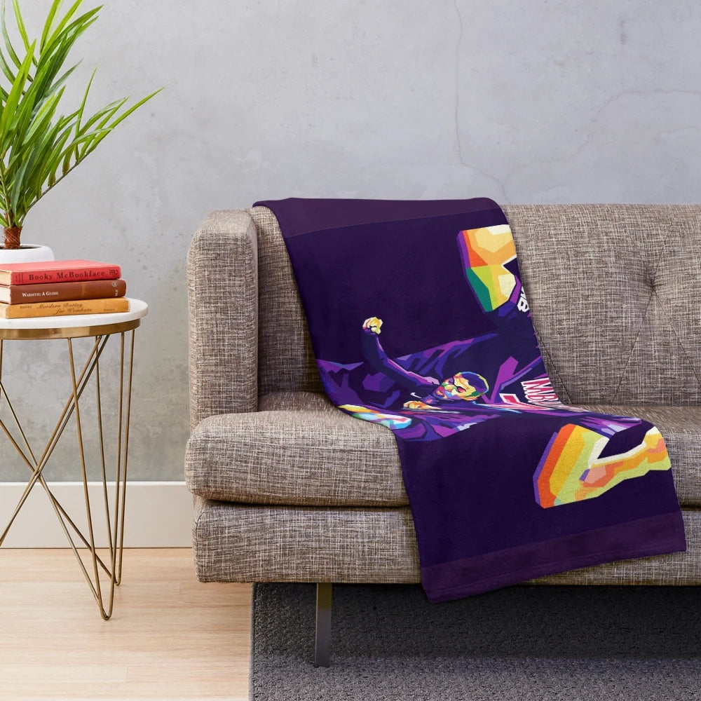 Mbappe Wpap Pop Art Plush Blanket