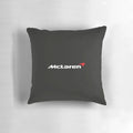 Pillow featuring the iconic Mclaren Racing logo, perfect for Formula 1 and automotive fans.