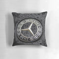 Soft and comfortable Mercedes logo pillow for car lovers
