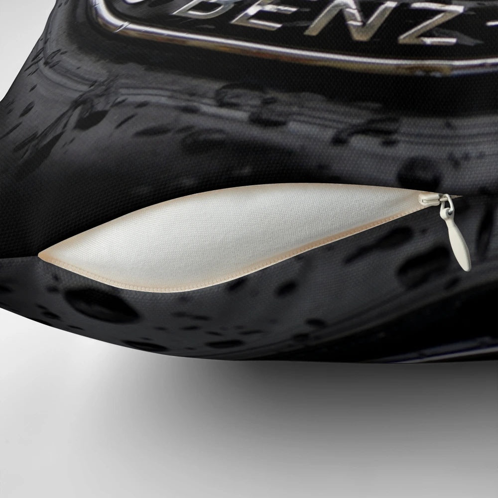 Soft and comfortable Mercedes logo pillow for car lovers