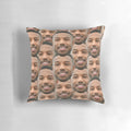 Plush pillow featuring a design inspired by actor Michael B. Jordan