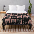 Michael Clifford inspired plush blanket with photo booth design