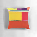Pillow featuring a striking abstract geometric design in a contemporary urban style