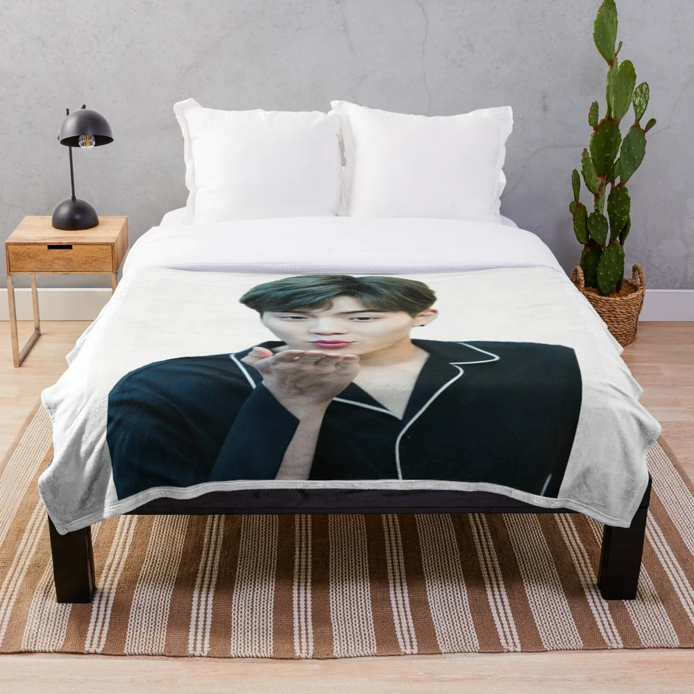 Monsta X Inspired Plush Blanket
