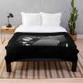 Morgan sports car inspired plush blanket