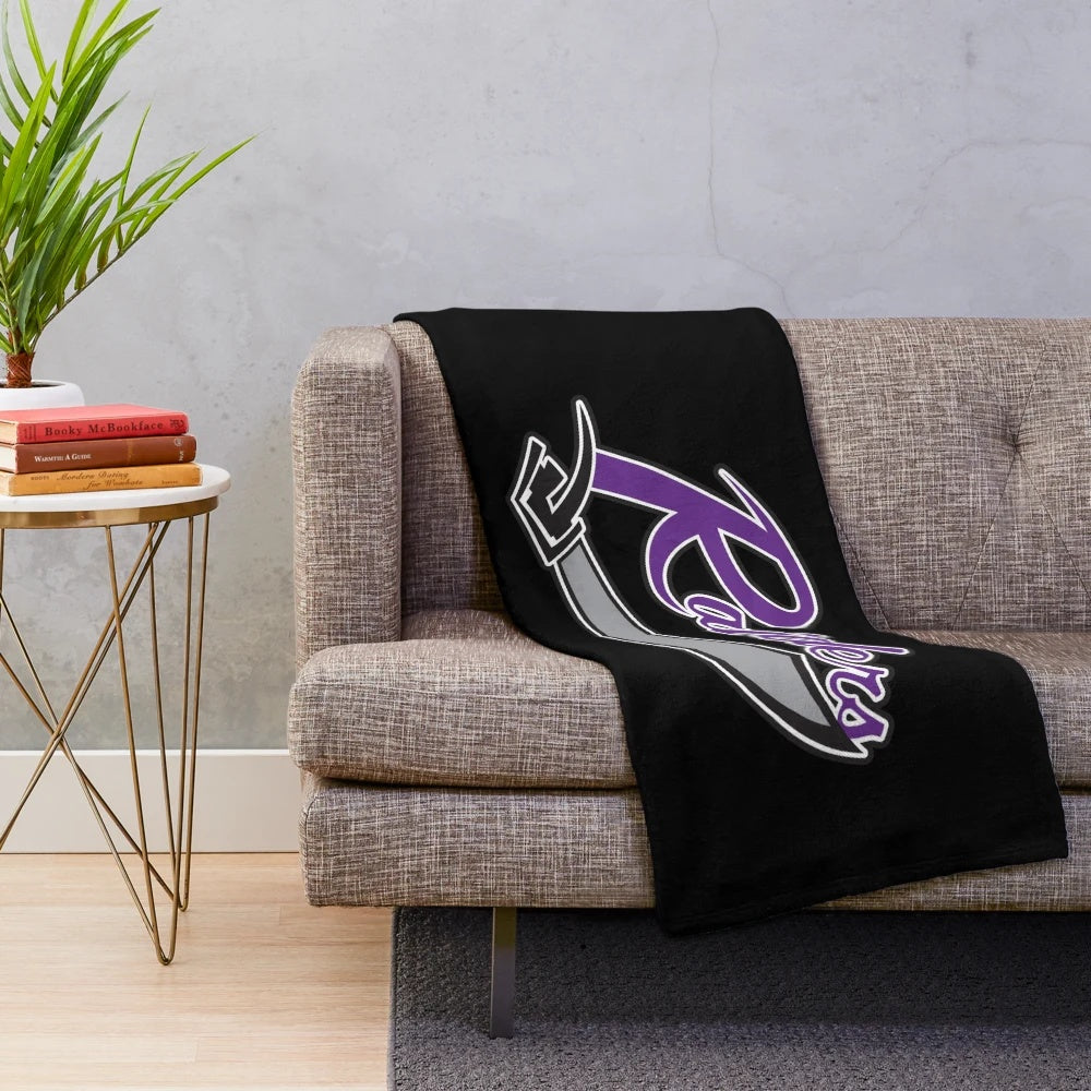 Mount Union Raiders plush blanket with team logo
