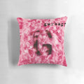 Pillow showcasing iconic music album covers from Garbage, 1 Crush, and other beloved artists.