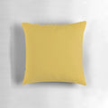 Soft and cozy mustard yellow solid pillow