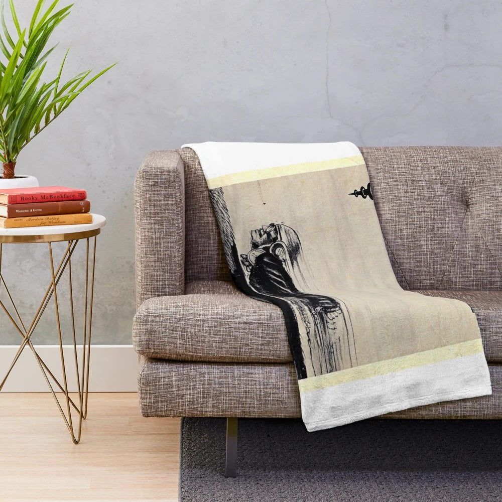 Naked Raygun inspired plush blanket