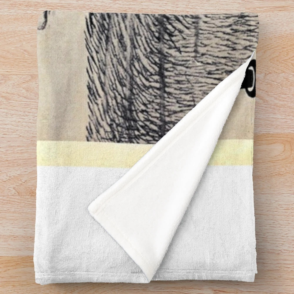 Naked Raygun inspired plush blanket