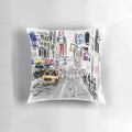 Cozy and high-quality pillow featuring the iconic New York City skyline