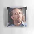Soft and comfortable Nicolas Cage themed pillow