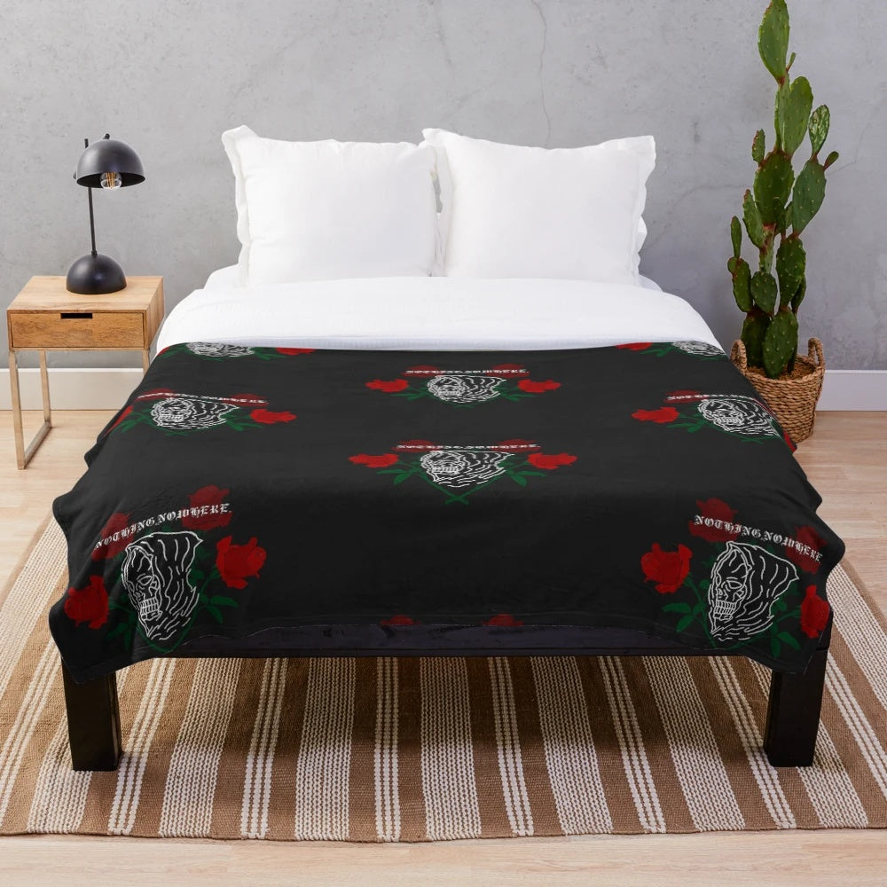 nothing,nowhere. band logo design plush blanket