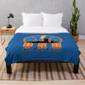 OKC Thunder Plush Blanket with Team Logo