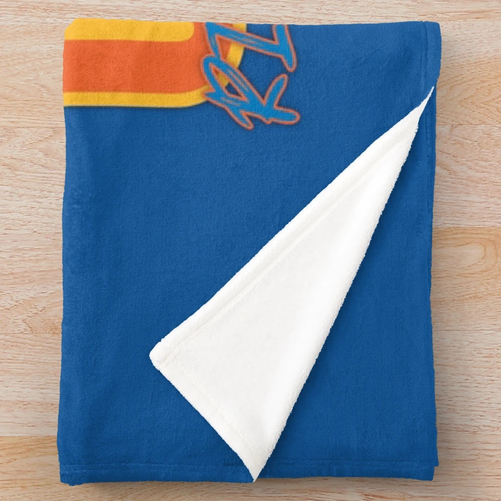OKC Thunder Plush Blanket with Team Logo