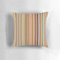 Old Skool Stripes Patterned Pillow for Neutral Home Decor