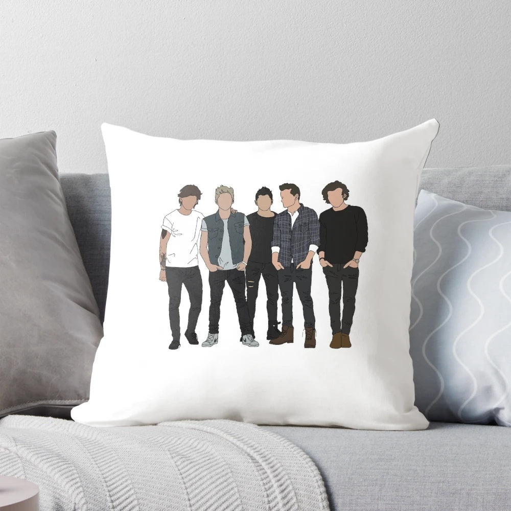 One Direction Inspired Pillow with Band Members' Names