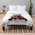 Soft and cozy One Direction inspired plush blanket