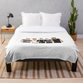 One Direction Inspired Solid Drawing Plush Blanket