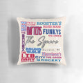 Oxford, MS Pillow with Square Design