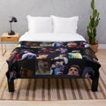 Cozy Pablo Gavi themed plush blanket for soccer fans