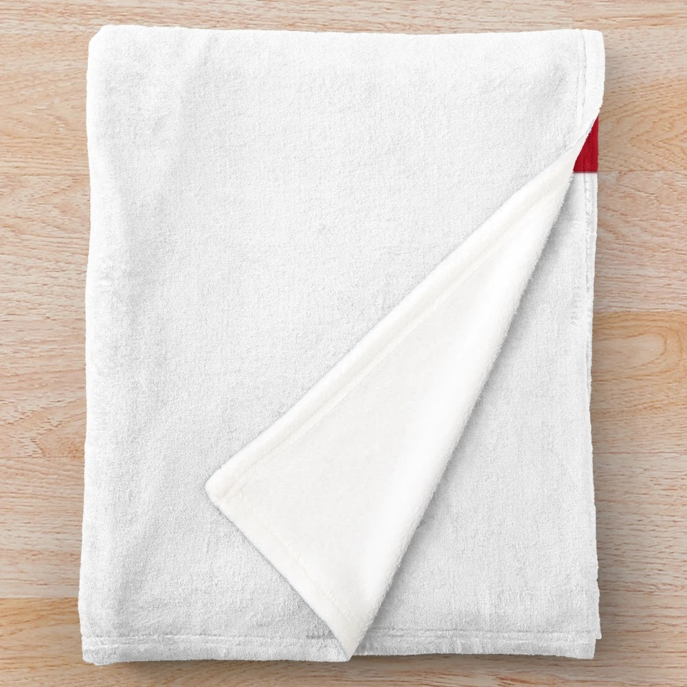 Palestine flag plush blanket with Arabic text and design