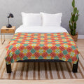 Pattern 49 plush blanket with a unique and eye-catching design