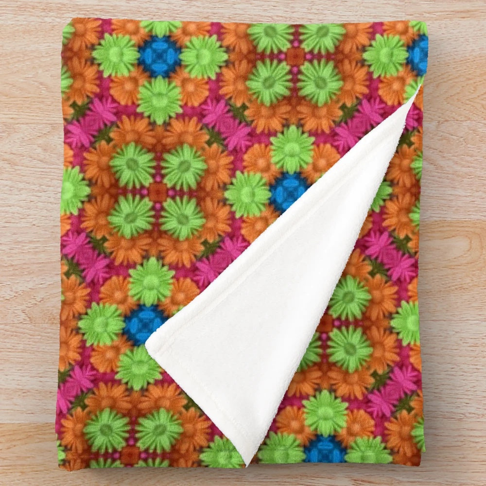 Pattern 68 plush blanket in a variety of colors and designs