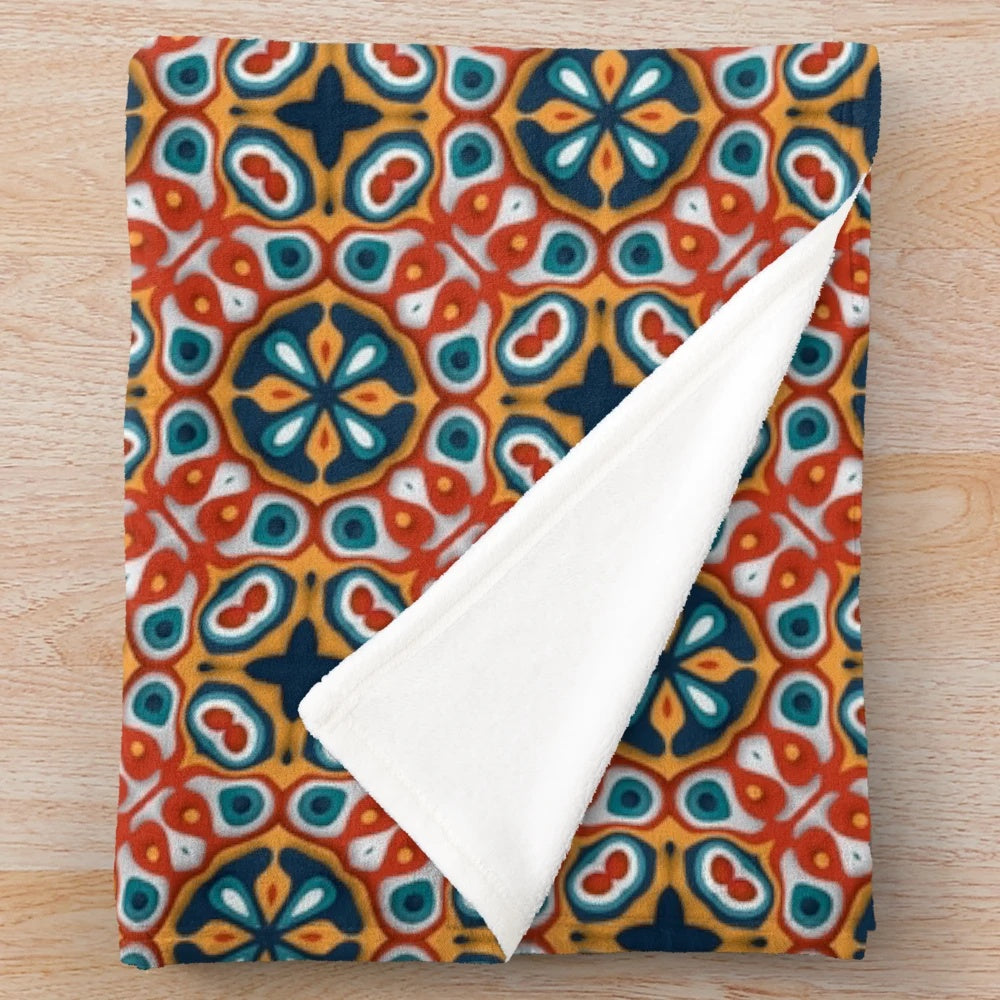 Pattern 77 plush blanket