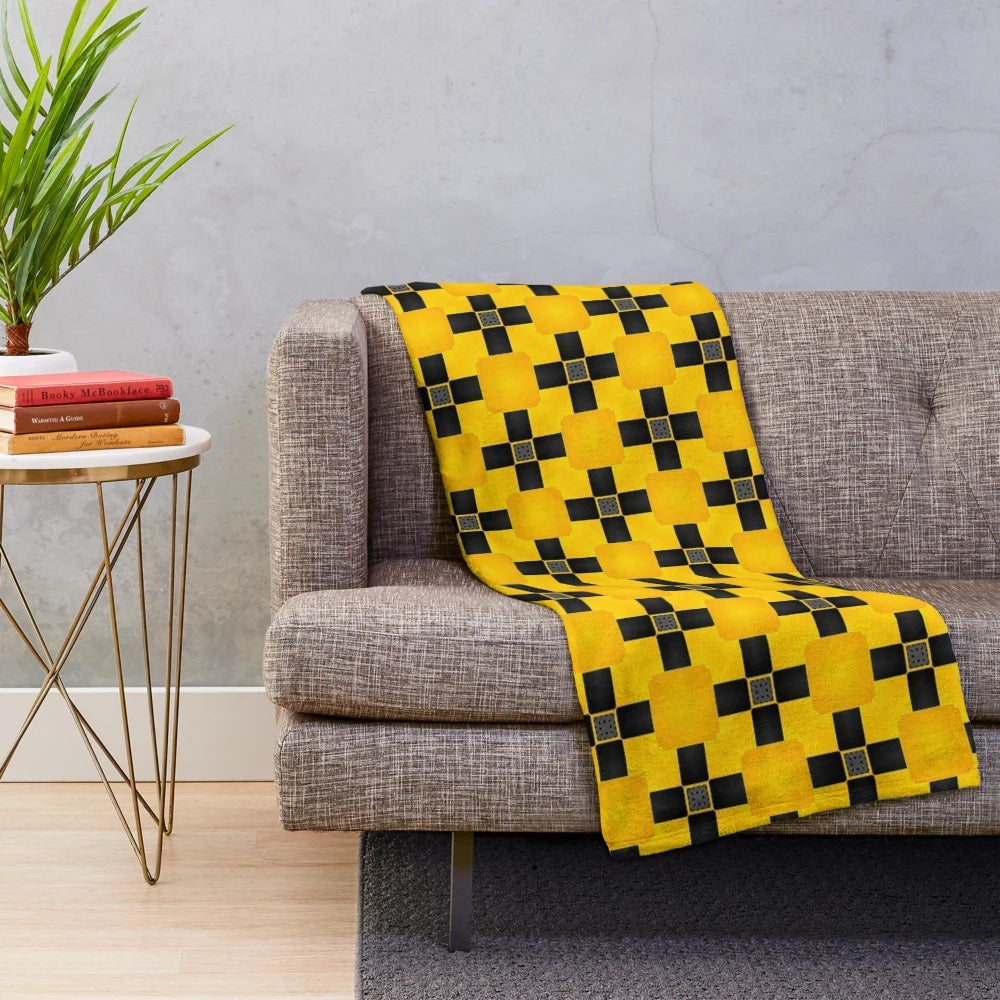 Soft and comfortable pattern 96 plush blanket for a cozy home