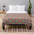 Soft and cozy pattern plush blanket for home decor