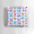 Decorative patterned pillow featuring a unique and eye-catching design