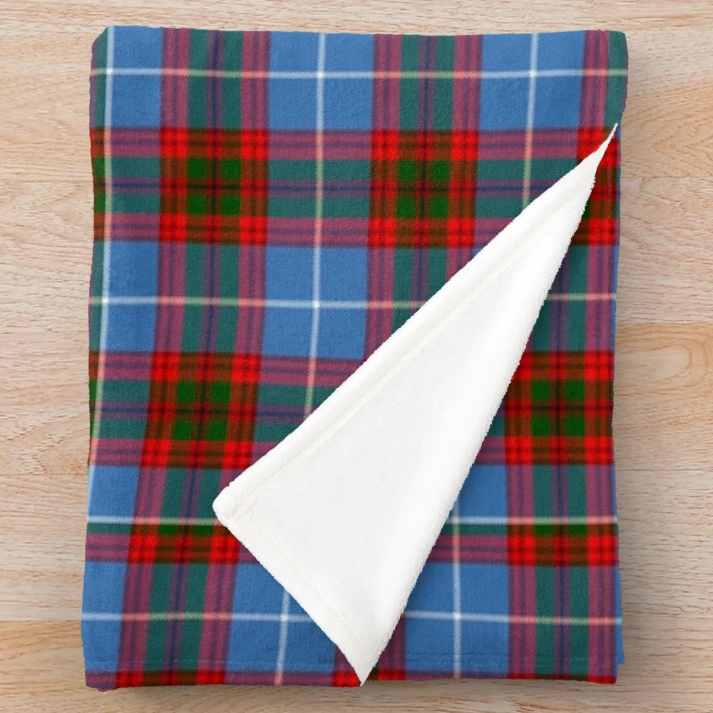Pentland tartan plush blanket
