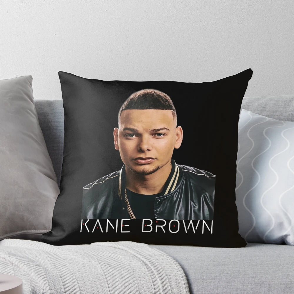 Soft, high-quality photo apparel pillow with custom Kane Brown lyrics