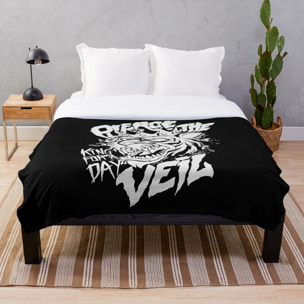 Pierce the Veil themed plush blanket