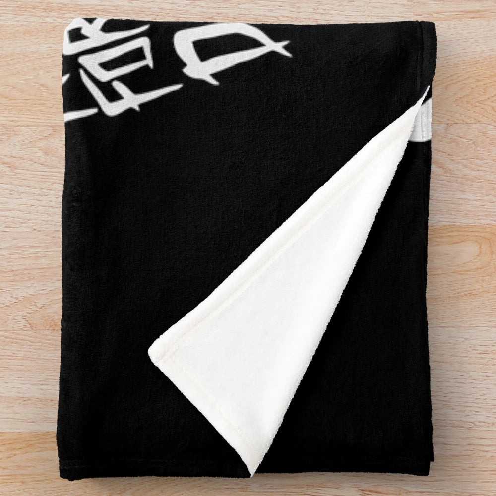 Pierce the Veil themed plush blanket