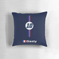 Pierre Gasly Formula 1 driver and Alphatauri pilot portrait printed on a soft, high-quality pillow