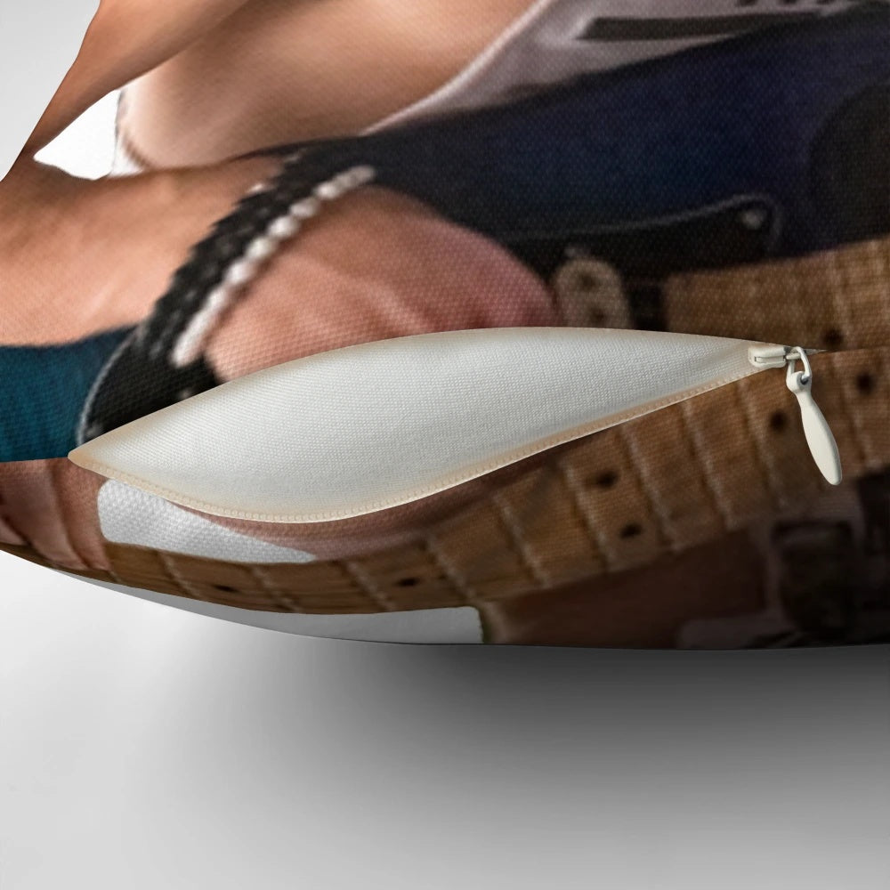 Pillow with images of Charlie Gillespie and Luke Patterson from the Netflix series Julie and the Phantoms